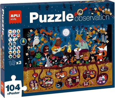 Apli kids - cherche et trouve la forêt de puzzles