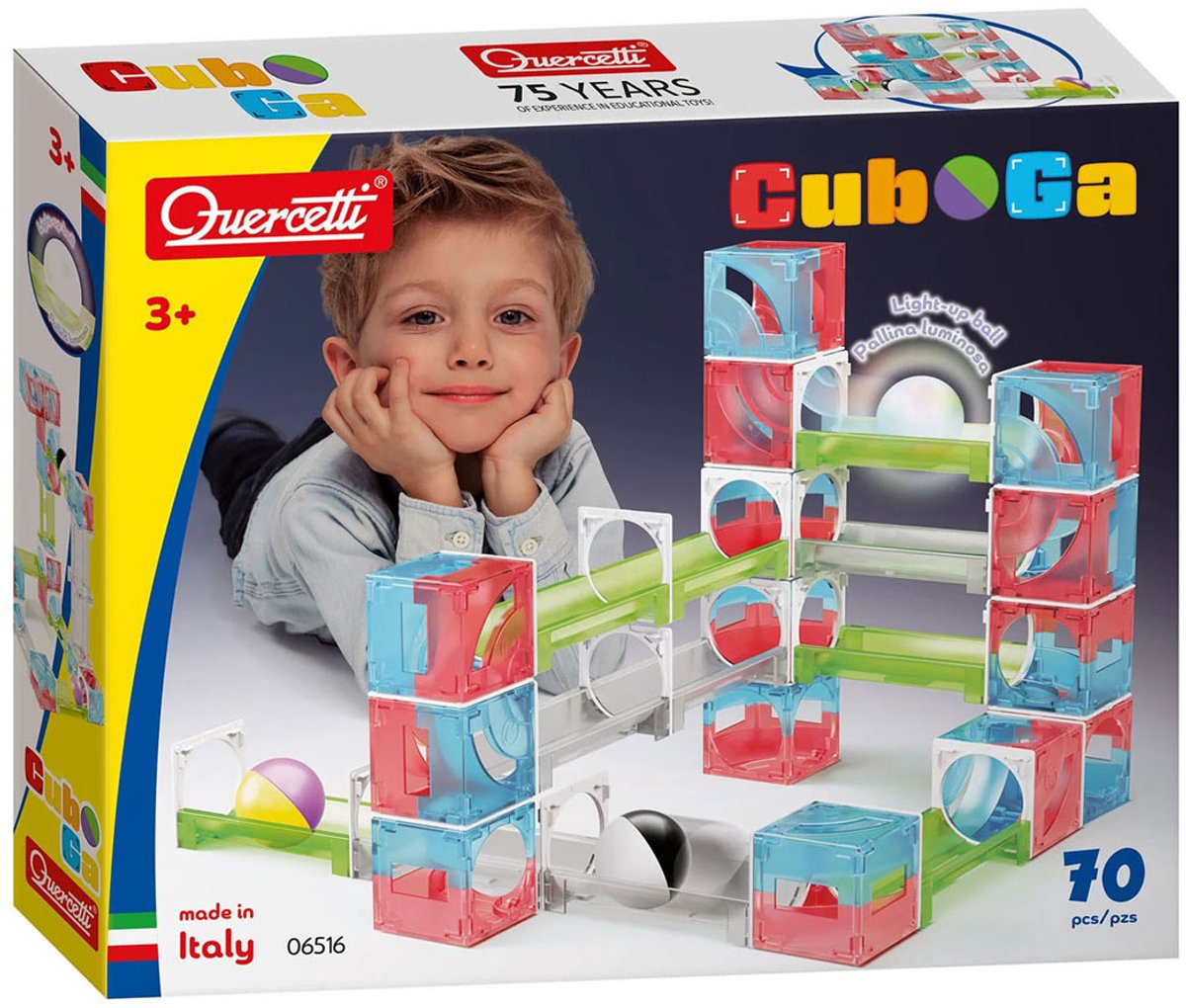 Piste de marbre Quercetti cuboga - 70 pcs.