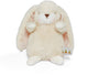 Bunnies by the bay grignoter lapin - peluche - détails brodés - 20 cm - crème