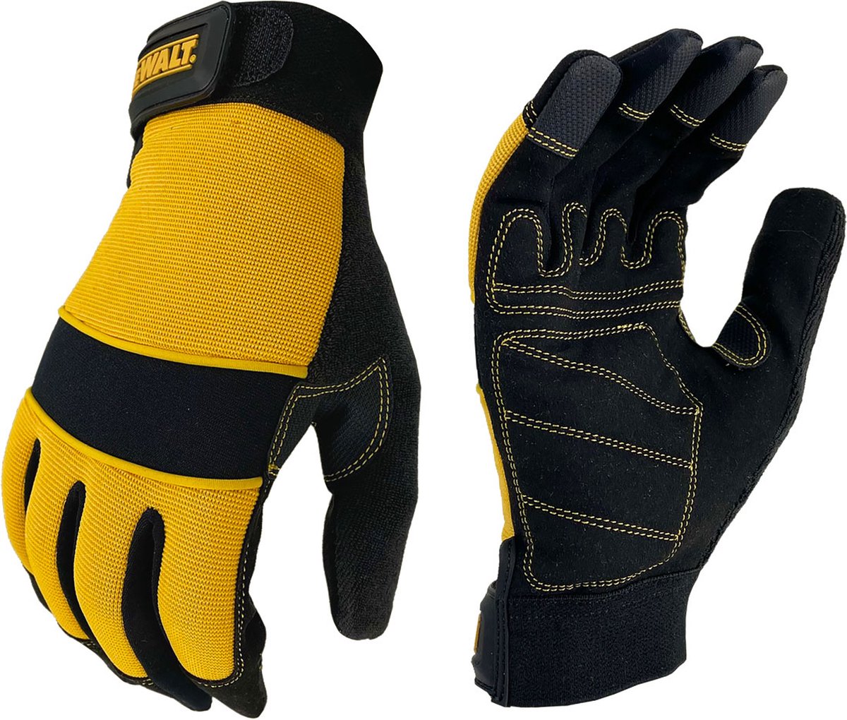 Gant doublé synthétique Dewalt dpg21 | pour usage intensif | taille l - dpg21leu