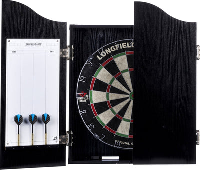 ABI Wooden Cabinet avec sisal dartboard incl.