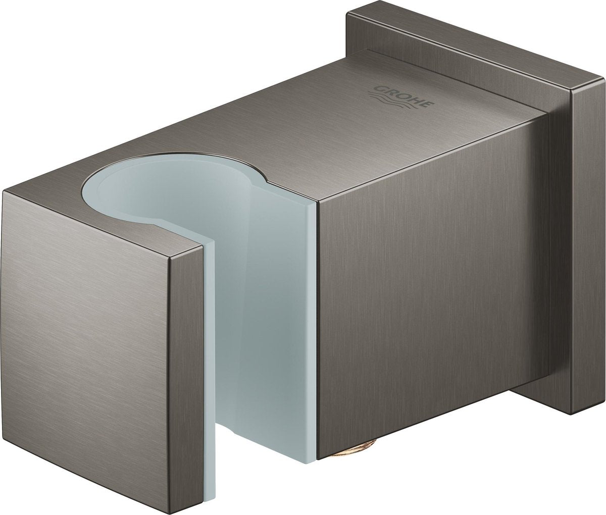Grohe euphoria cube coude de raccordement mural de douche avec support mural - graphite dur - 26370al0