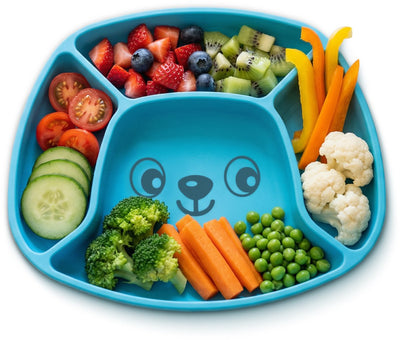 Plaque à ventouse en silicone Playgro stick snack - bleue