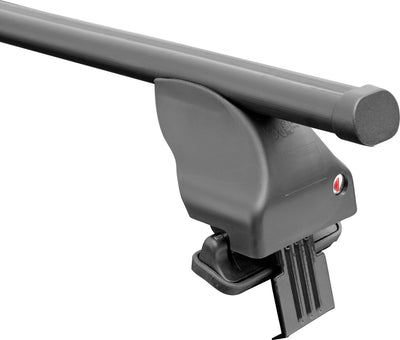 Jeu de barres de toit Twinny Load s46 - barres de toit en acier - prêtes à l'emploi - verrouillables - homologué TüV-GS - capacité de charge maximale 50 kg