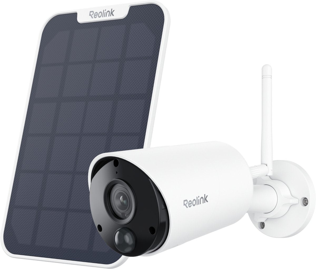 Caméra batterie wifi extérieure Reolink 5mp - détection intelligente - pas de frais mensuels - série argus b320 + panneau solaire