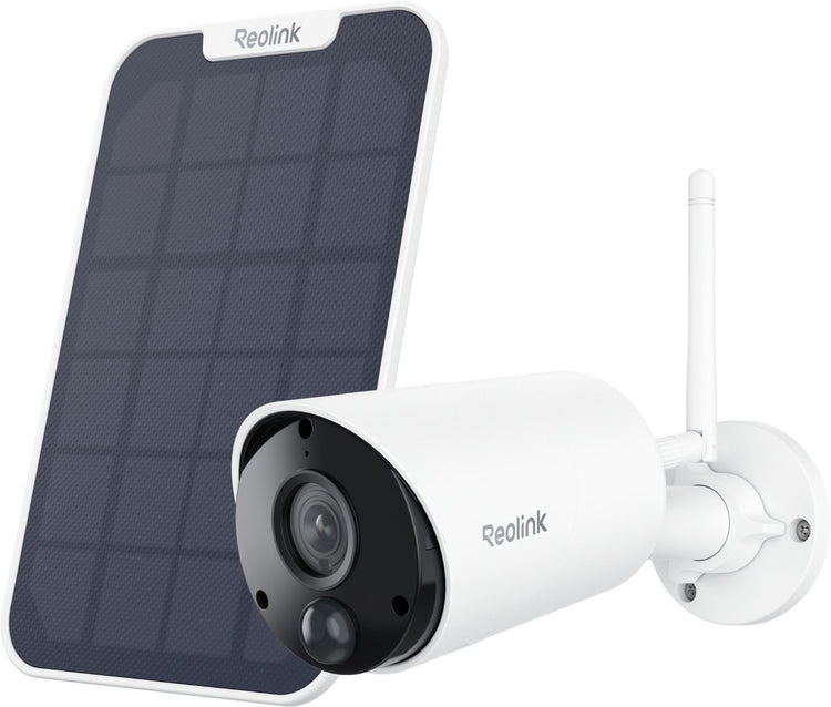 Caméra batterie wifi extérieure Reolink 5mp - détection intelligente - pas de frais mensuels - série argus b320 + panneau solaire