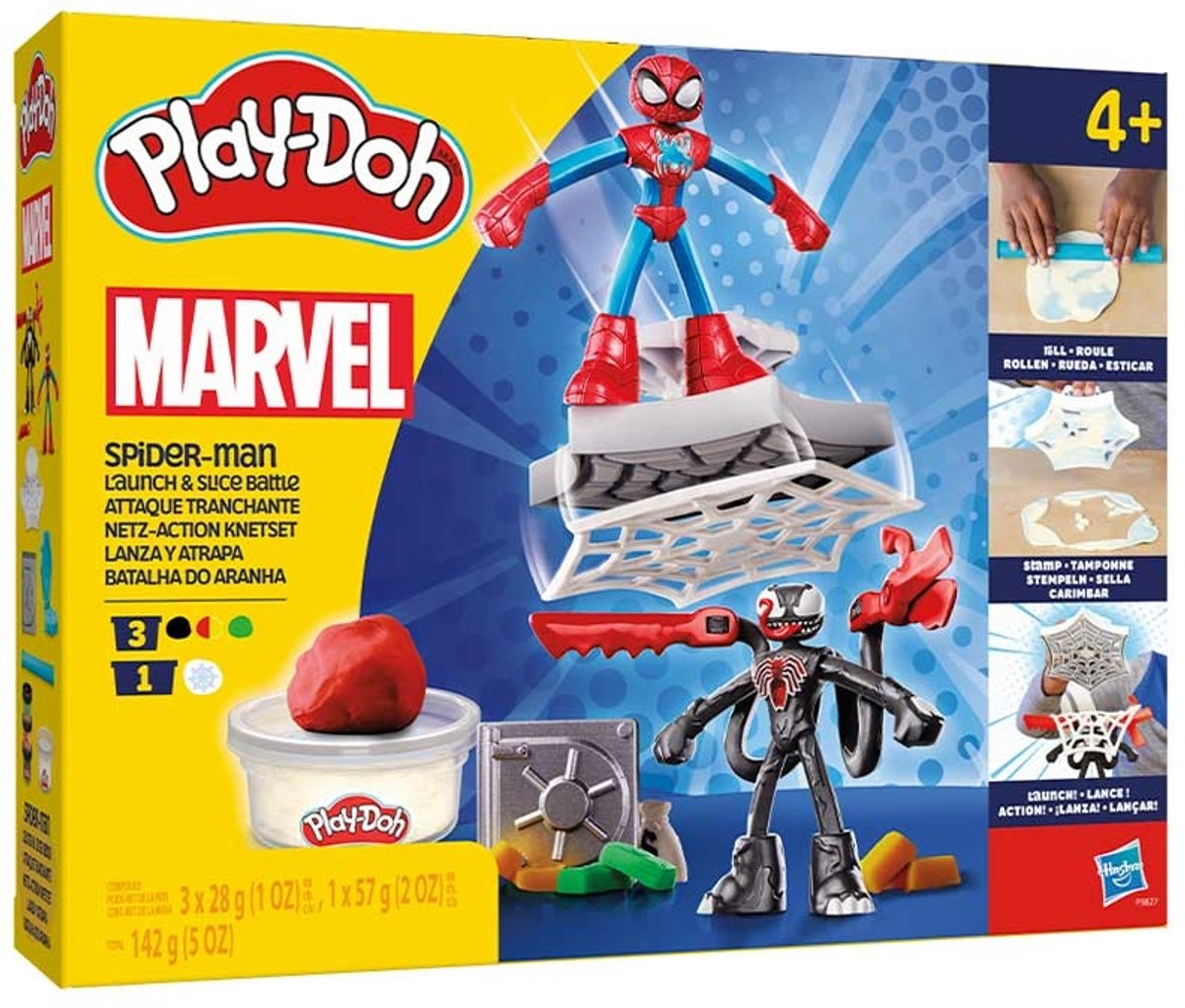 Play-Doh Spiderman Location et Slice Battle