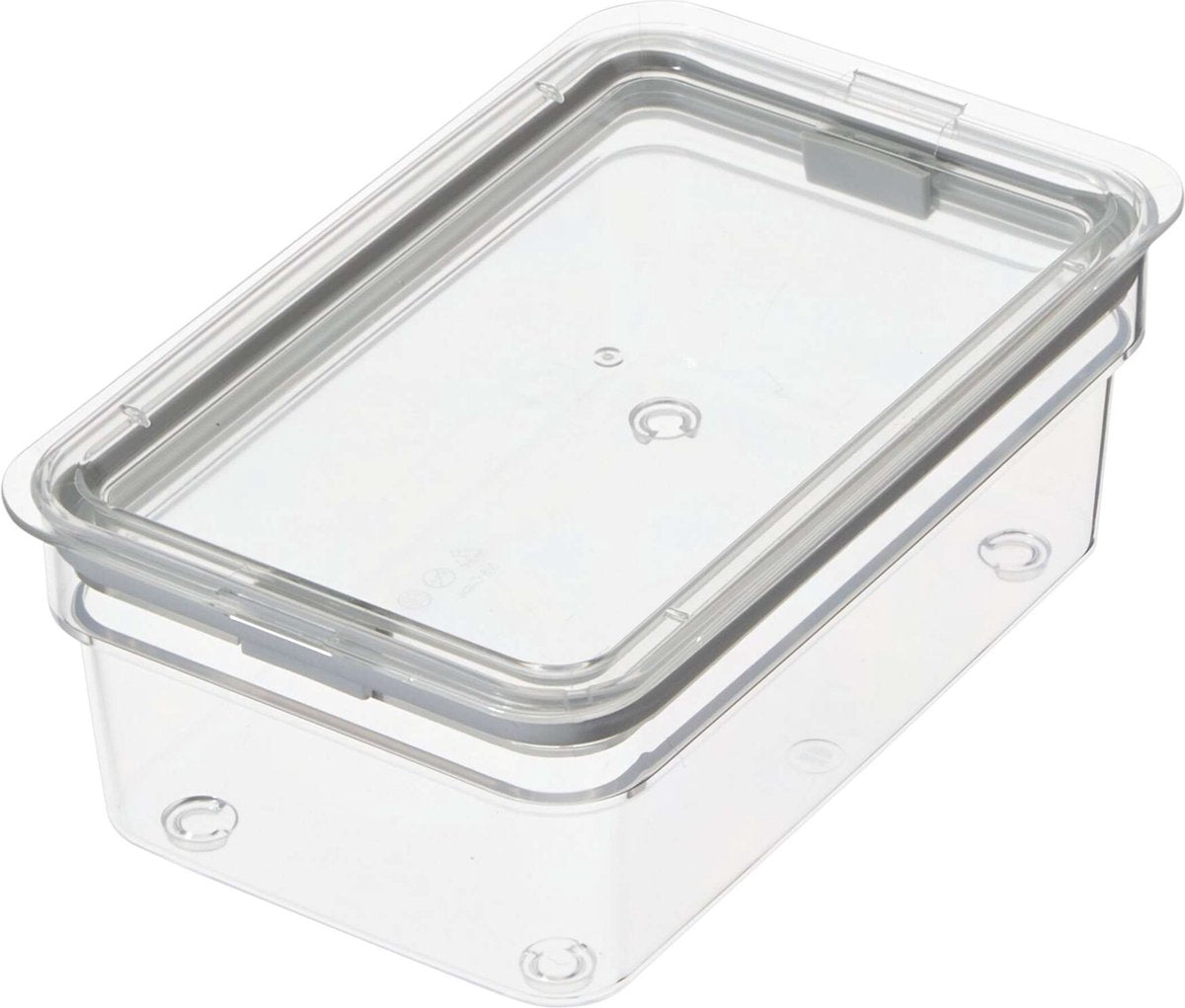 Idesign - id Fresh récipient pour aliments frais bas moyen - plastique - transparent