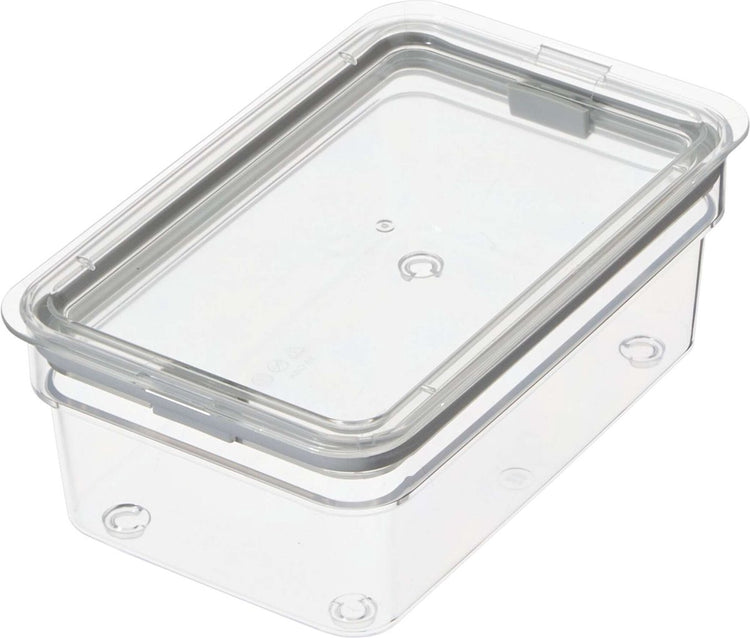 Idesign - id Fresh récipient pour aliments frais bas moyen - plastique - transparent