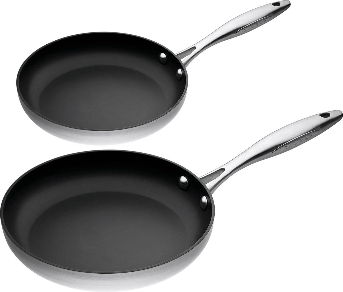 Scanpan - poêles à frire - ctx - 20 + 28 cm - lot de 2 pièces