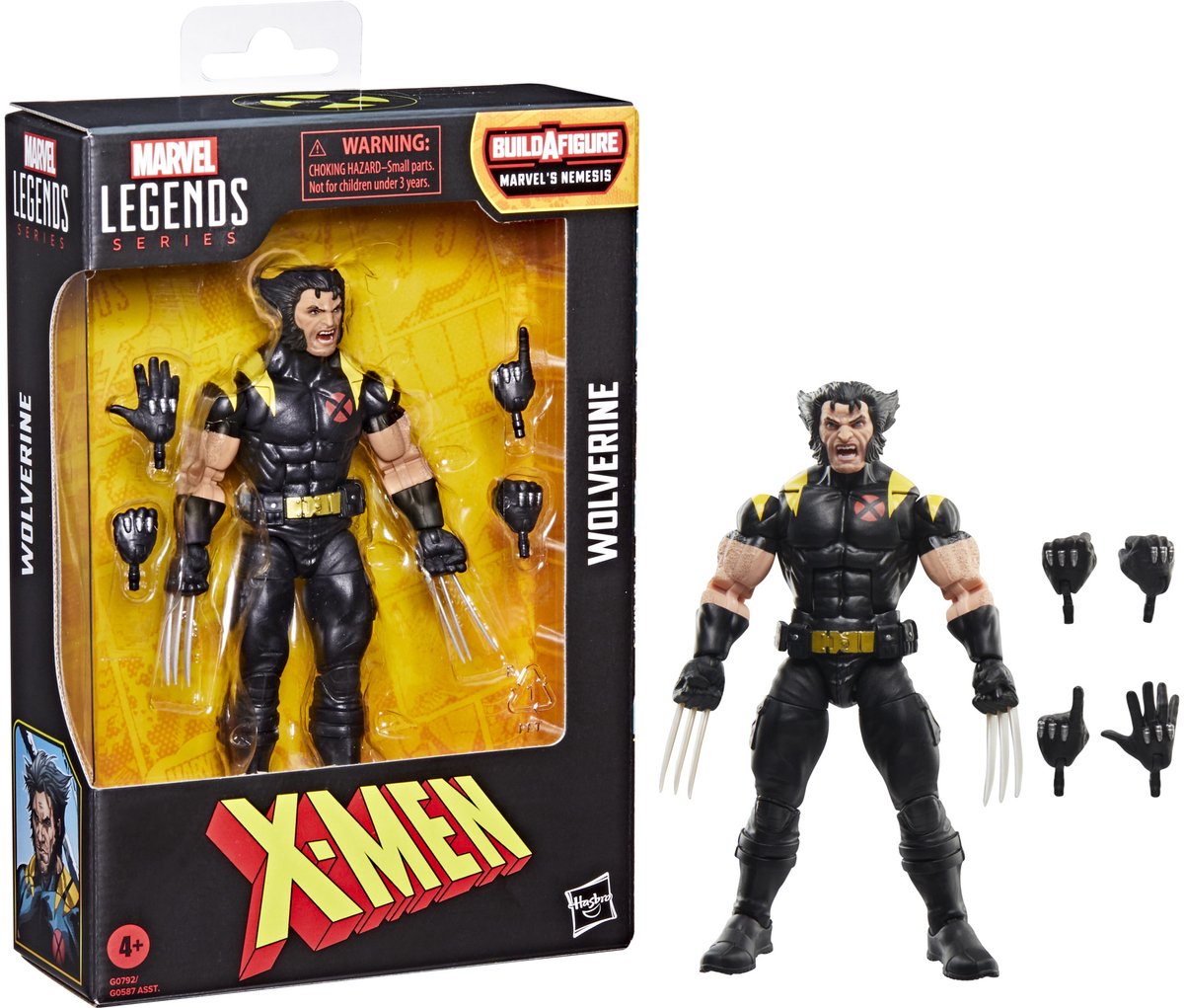 Hasbro x-men marvel legends figurine carcajou figurine 15 cm
