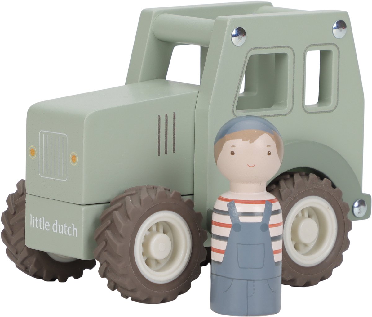 Tracteur en bois Little Dutch FSC