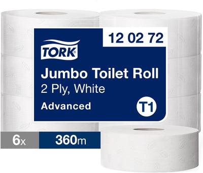 Papier toilette Tork T1 2 épaisseurs blanc