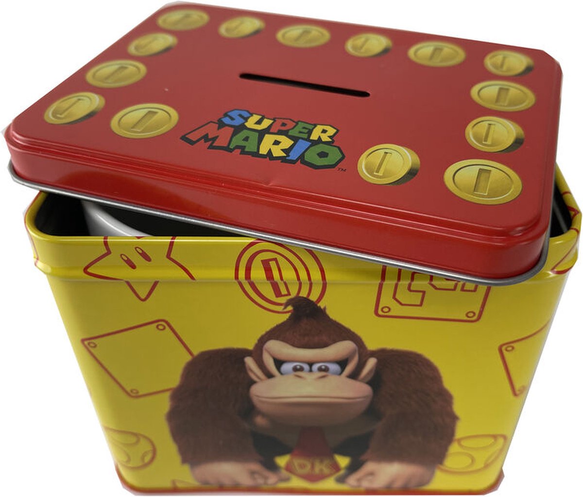 Nintendo : super mario bros - mug donkey kong + coffret marchandise