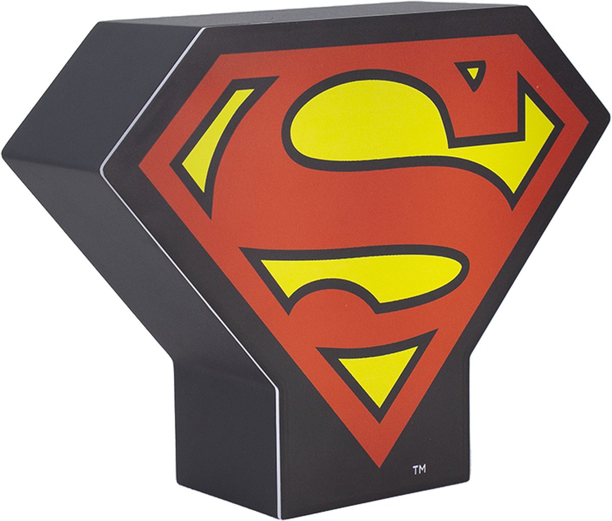 Paladone dc comics - superman - boîte lampe de nuit -
