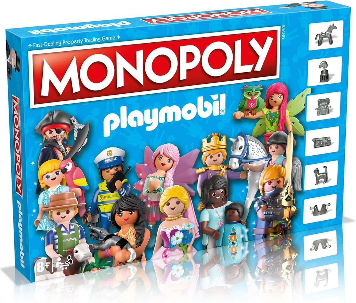 Monopoly des coups gagnants - jeu de société - playmobil - anglais