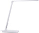 Brilliant Florence - lampe de bureau - LED 5w - 2700k-6500k - CCT - dimmable en 3 étapes - fonction de chargement sans fil - USB - blanc