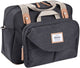 Béaba sac à langer geneva ii - sac chambre d'enfant - 23l - avec compartiment réfrigérant pour matelas à langer - gris - gris chiné foncé