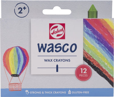 Ensemble de crayons de cire Wasco Talens | 12 couleurs