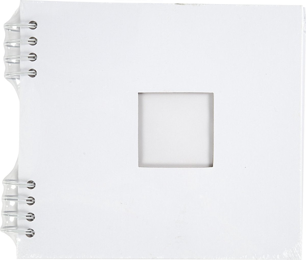Creativ company Album à spirales, format 20x20 cm, 250 g, blanc, 1 pièce