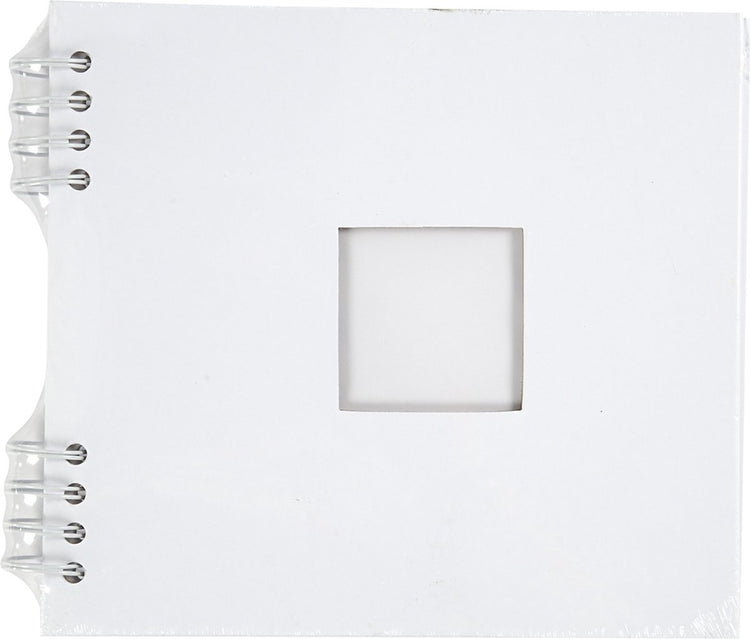 Creativ company Album à spirales, format 20x20 cm, 250 g, blanc, 1 pièce