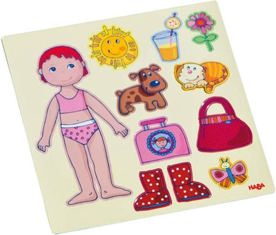 Haba jeu magnétique jouet pour tout-petits habiller poupée Lilli