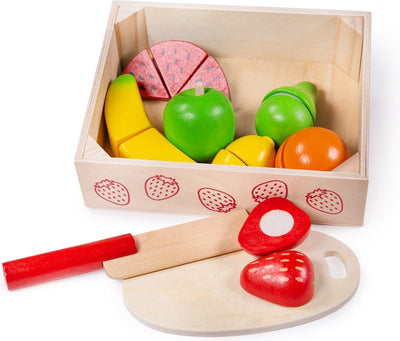 Bigjigs Boîte en bois avec fenêtre de coupe