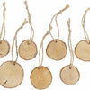 Disque en bois avec cordon suspendu, 7e.