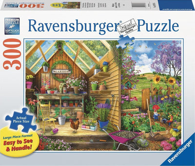 Ravensburger Puzzle à la scie pour le jardin, 300e.