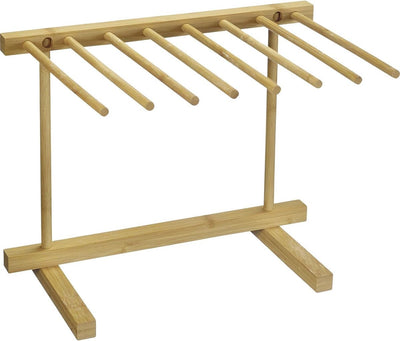 Séchoir à pâtes Westmark Leonardo - Séchoir à pâtes pliable pour sécher les pâtes faites maison, matériau durable avec un revêtement spécial - bambou