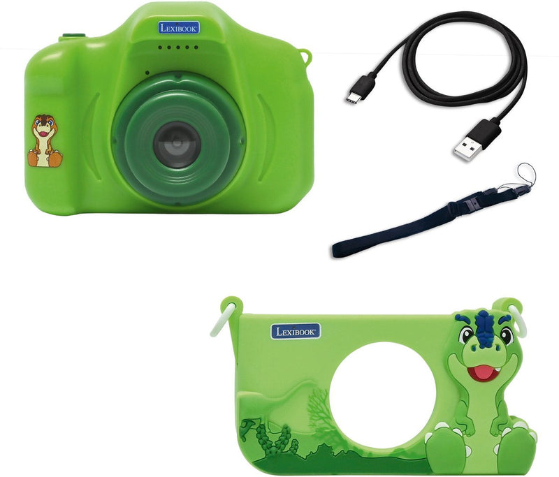 Appareil photo pour enfants Lexibook avec protection dinosaure