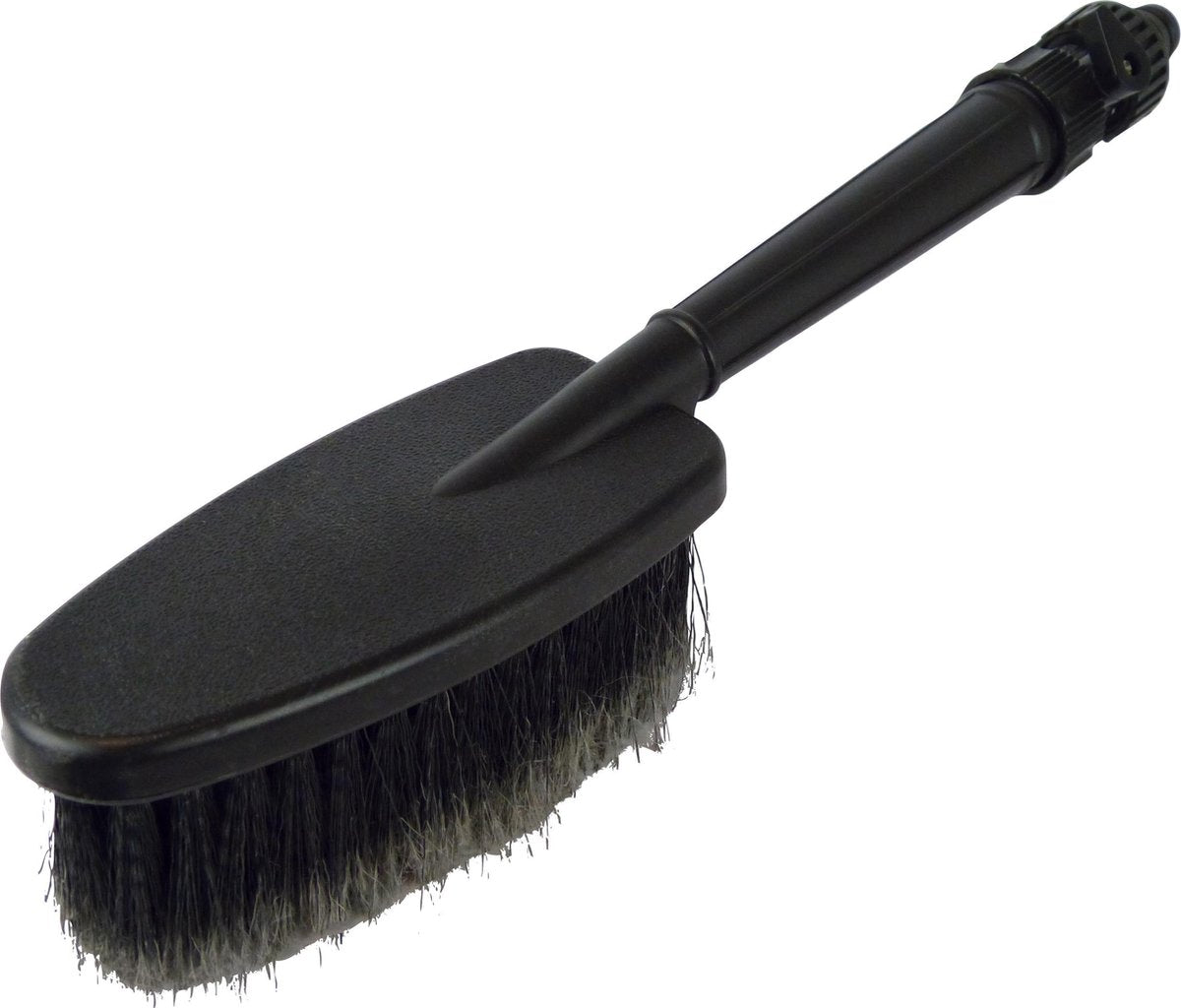Brosse de lavage Protecton - poils doux - élimination de la saleté de la voiture - raccord Gardena - alimentation en eau coupée