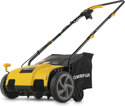 Scarificateur électrique Powerplus powxg75130 - 1300 w et largeur de coupe de 320 mm, aérateur et scarificateur électrique 2 en 1 pour votre jardin