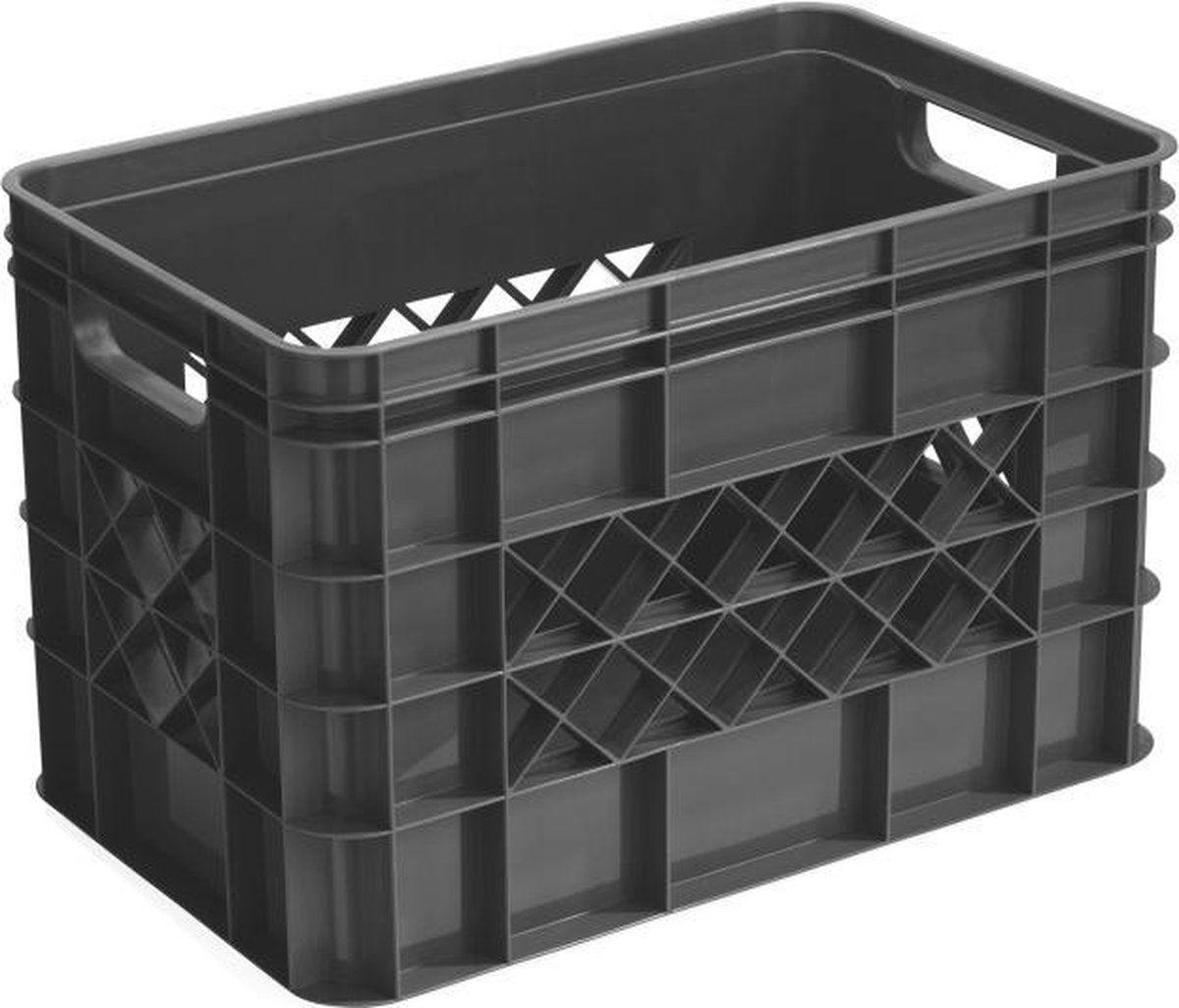 Caisse multi carrée Sunware - avec côtés fermés - 26l - anthracite