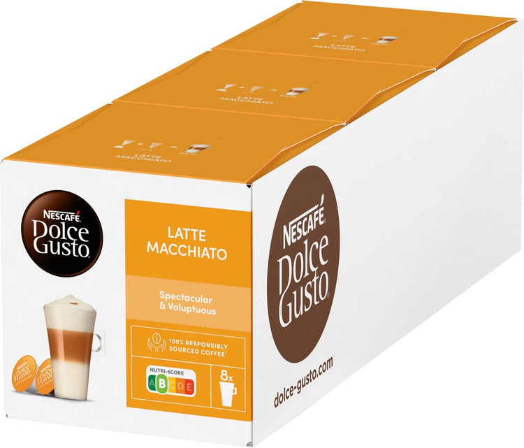 Nescafé dolce gusto capsules latte macchiato - 48 tasses à café pour 24 tasses de café
