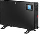 ECG tk 2080 dr noir - convecteur à air chaud - thermostat - 3 niveaux de puissance 750 1250 2000 w - turbo