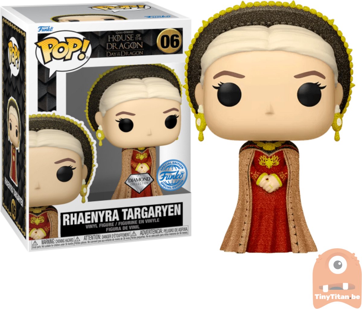 Funko-pop ! tv rhaenyra targaryen diamant paillettes 06 hotd exclusif