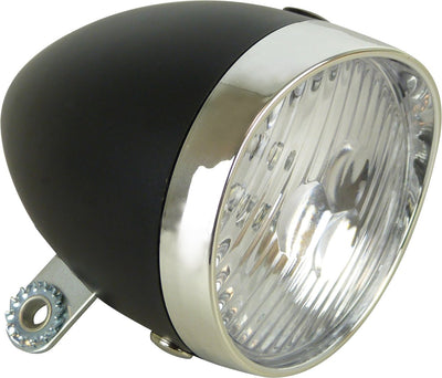 Dresco phare vélo classique noir - éclairage vélo - classique - 3 LED - noir