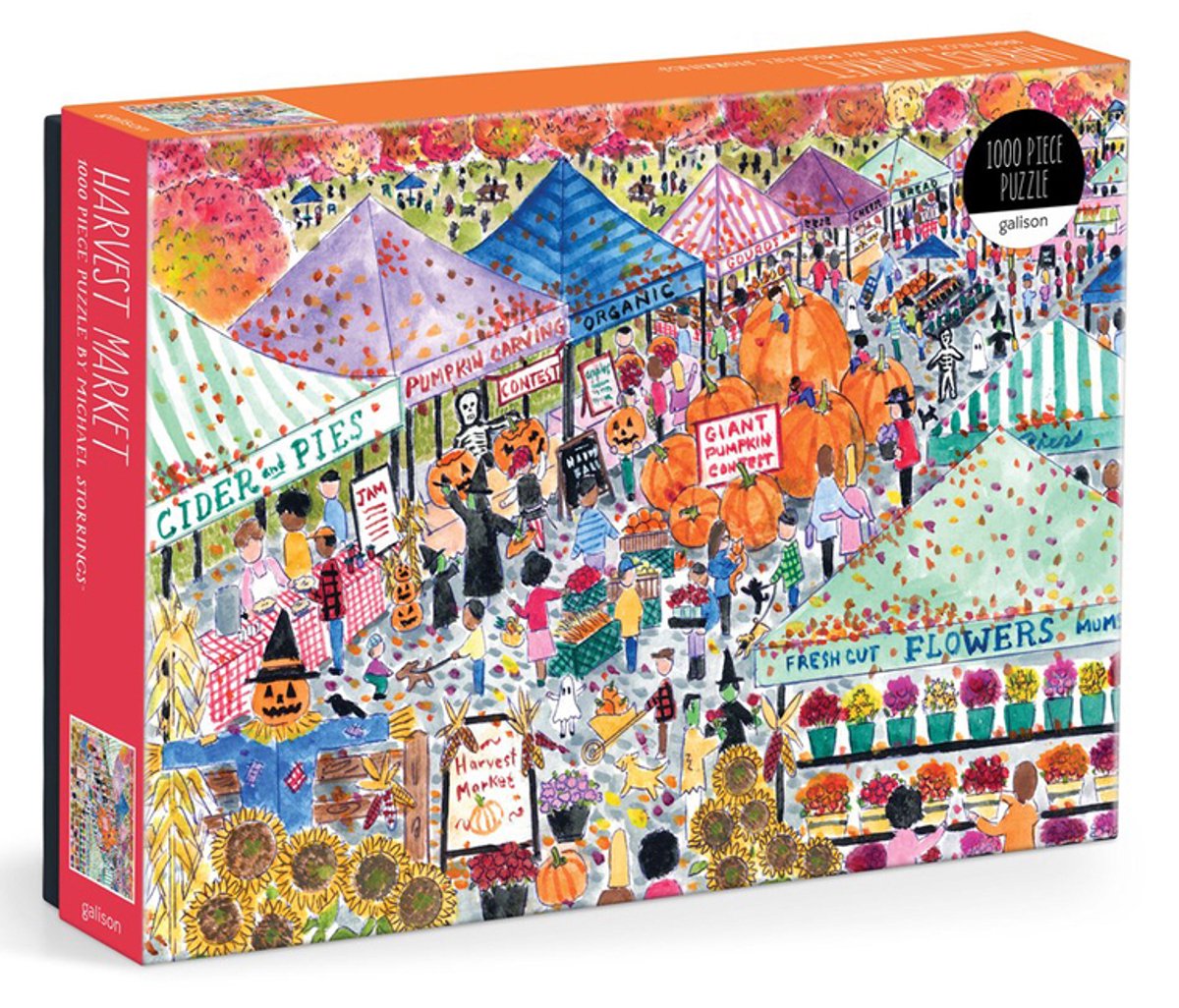 Puzzle 1000 pièces Michael Storrings Harvest Market