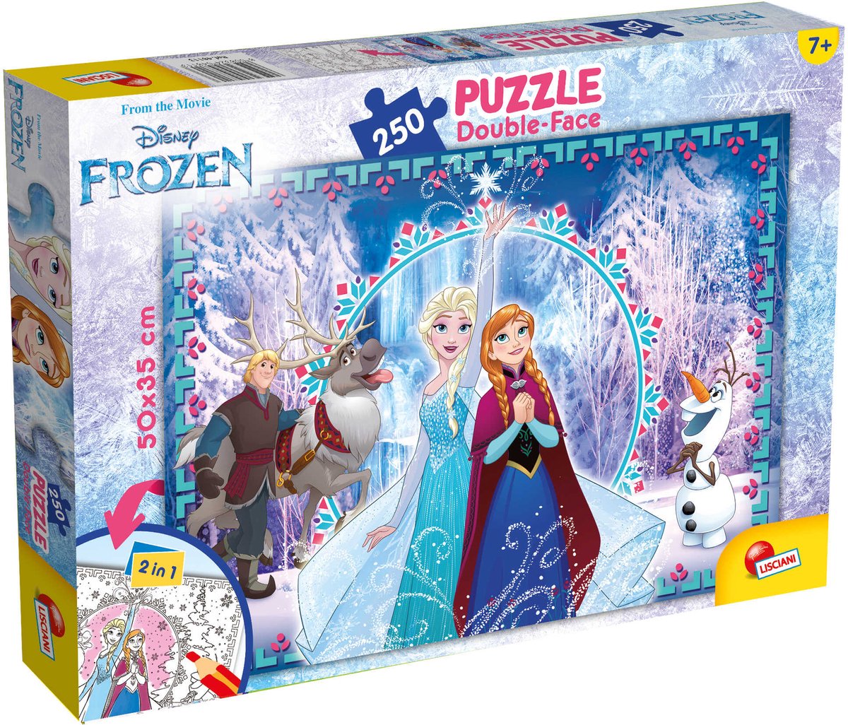 Lisciani puzzle df plus 250 congelés