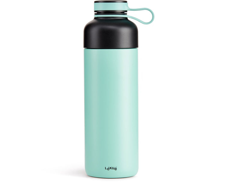 Bouteille isotherme Lékué à emporter - 500 ml - turquoise