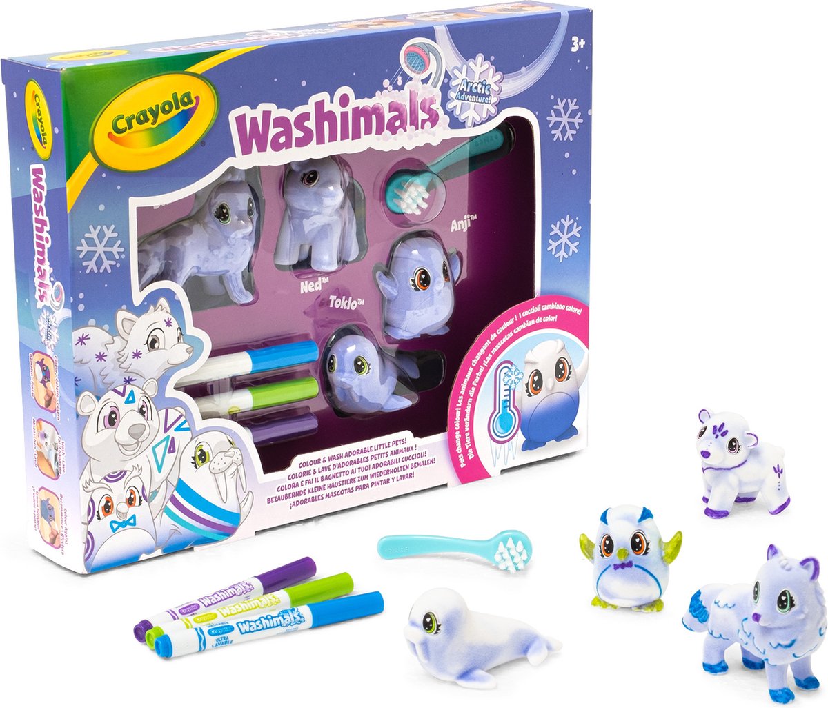 Crayola - washimals - forfait passe-temps - aventure arctique pour les enfants