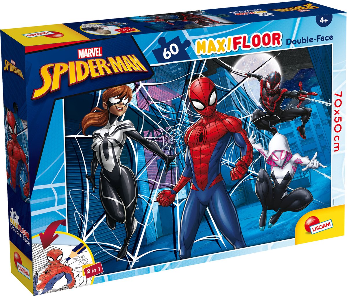 Lisciani Marvel Puzzle Df Maxi Floor 60 Spider-Man