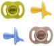 Tommee tippee sucette ultra-légère stayput - 6-18 mois - lot de 4 - sucette monobloc en silicone - bleu multi