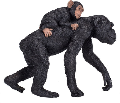 Chimpanzé de la faune Mojo avec bébé 387264