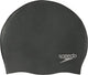 Bonnet de bain en silicone moulé uni Speedo - noir