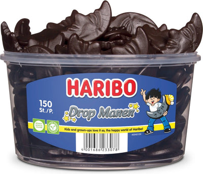 Demi-lunes de réglisse Haribo (150 pièces)