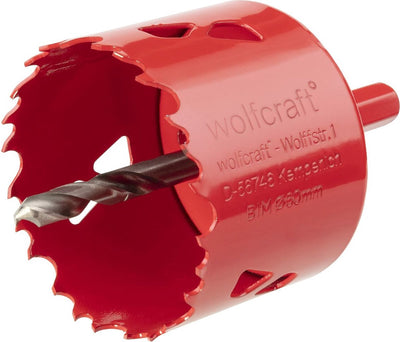 Wolfcraft - scie cloche 60 mm - foret bim 60 mm - scie cloche - 5484000