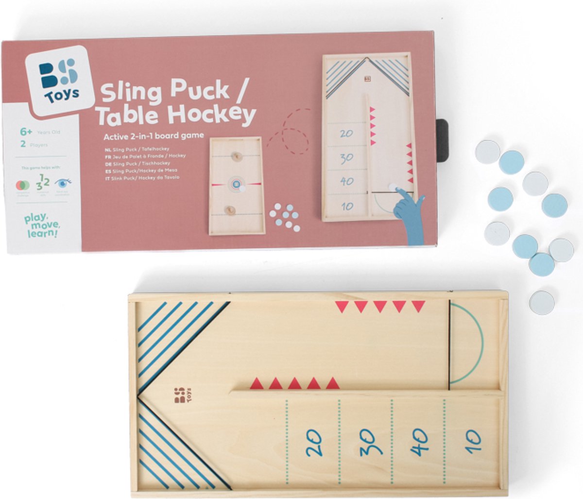 BS Toys Table Hockey et Slingpuck, 2in1
