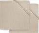 Jollein drap-housse matelas de parc bébé - nougat - jersey - 2 pièces - 75x95cm
